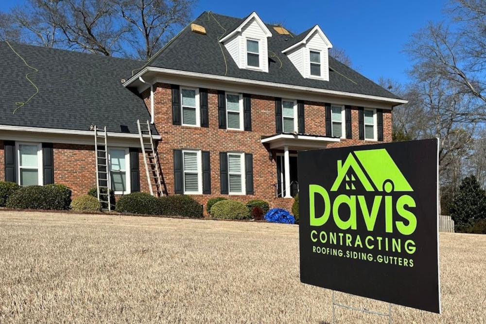Davis Contracting yard sign