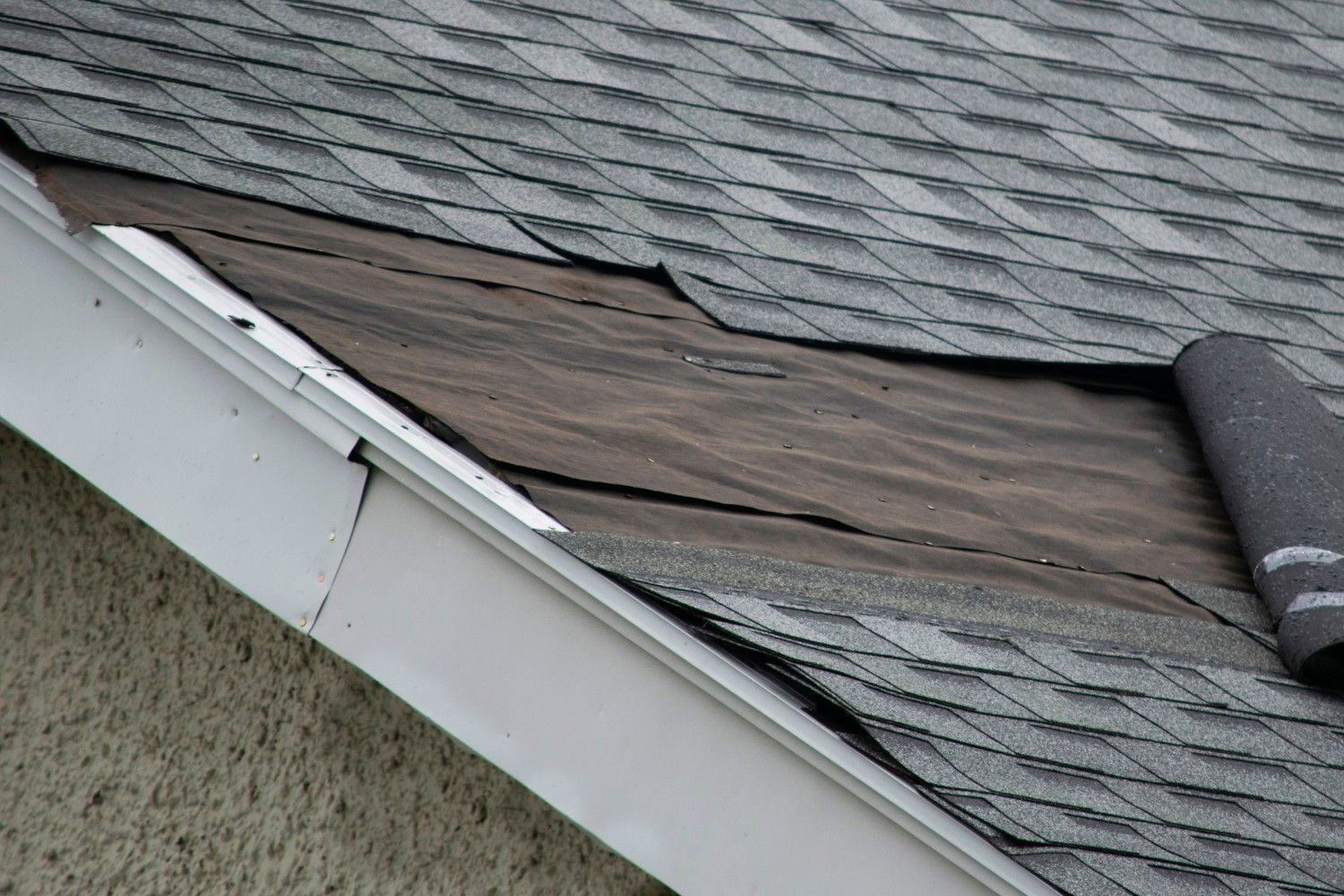 damaged roof