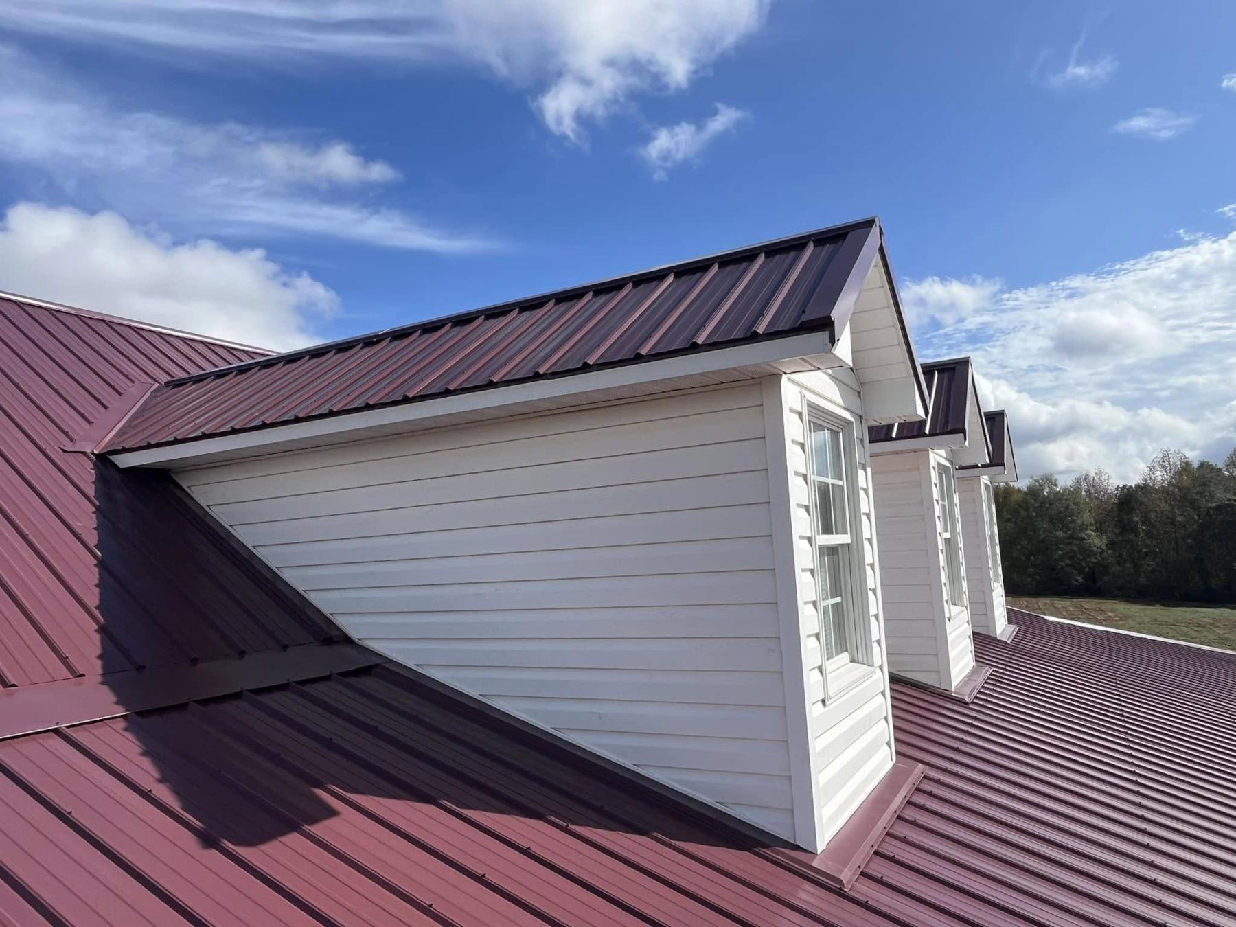 metal roof installation